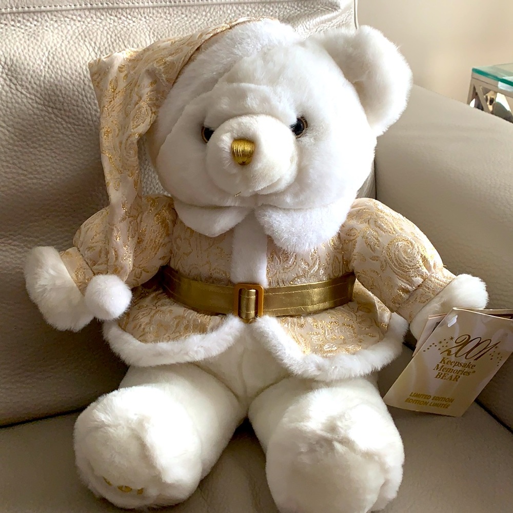 Lee Capozzi 2001 Keepsake Memories BEAR Christmas Limited Edition